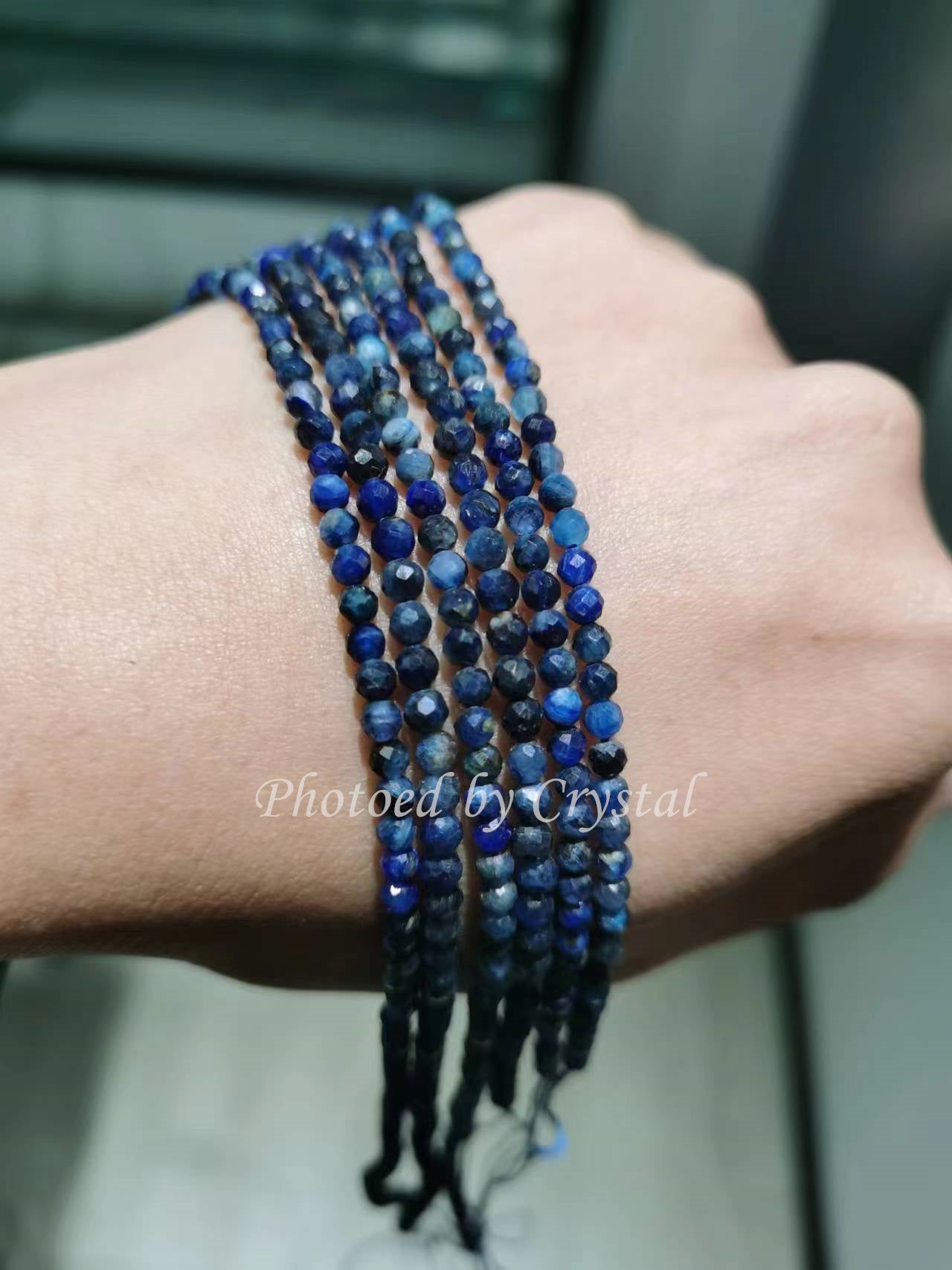 A⑤-2：Beads strand 4mm & 2mm--🔹Facet
